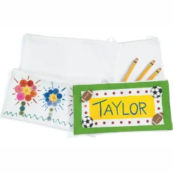 Colorations - Versier je eigen Etui Canvas, Set van 12 Hot