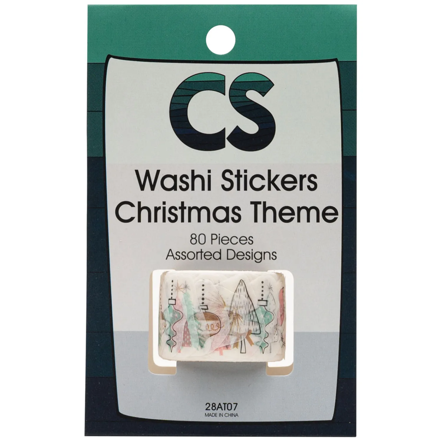- Washi Stickers - Kerst Thema, 80st.>Colorations Discount