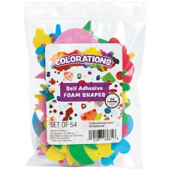 Colorations - Zelfklevende Foam Vormen, 54st. Sale