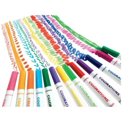 - Uitwasbare Dikke Markers - 16 Kleuren, 256st.-Colorations Outlet