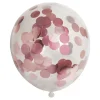 Confetti Ballonnen Papieren Confetti Metallix Rose Goud, 6st.>Globos Best