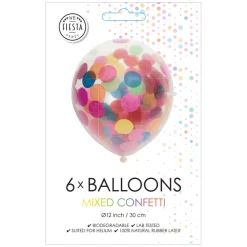 Globos Confetti Ballonnen Papieren Confetti Mix 30cm, 6st. Best