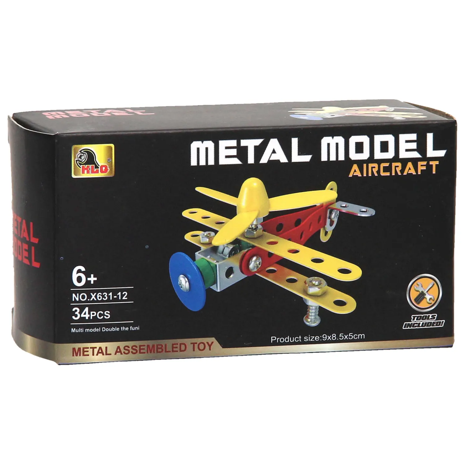 Constructieset Metaal Vliegtuig, 34dlg.- Online