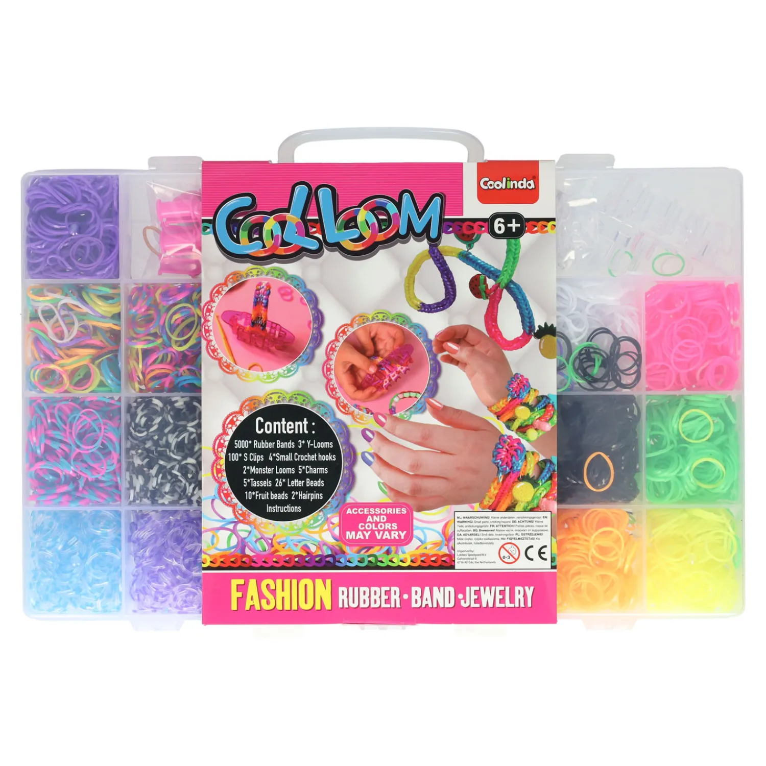 Paulinda Cool Loom in Opbergbox, 5000dlg. New