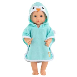 Badcape voor Babypop - Pinguin, 36cm-Corolle Online