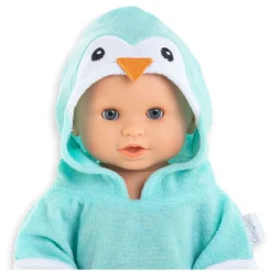Badcape voor Babypop - Pinguin, 36cm-Corolle Online