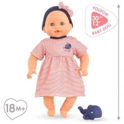 Corolle Badpop Calypso - Walvis, 30cm