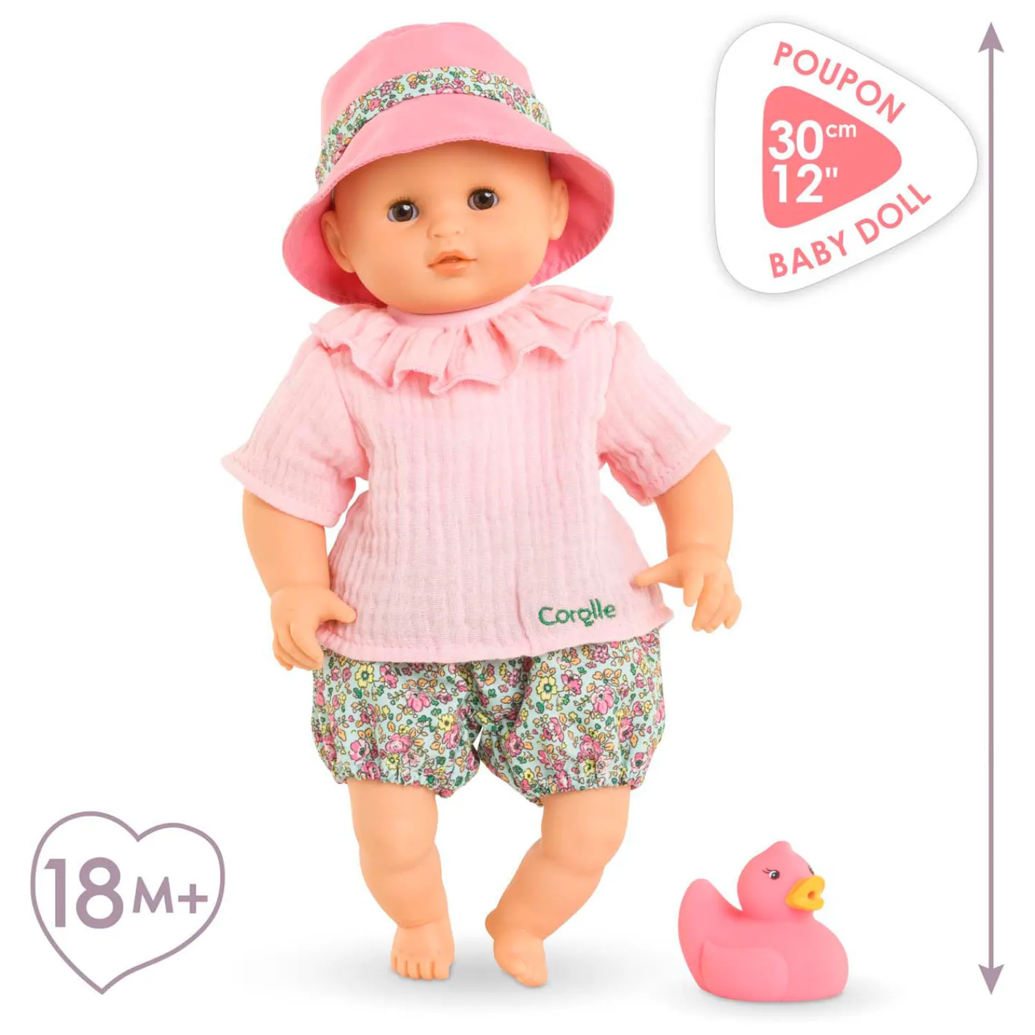 Corolle Badpop Coralie met Badeend - Bloomer, 30cm Sale