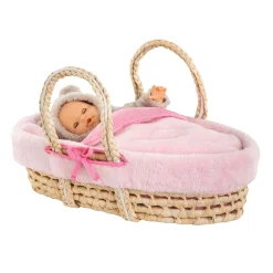 Gevlochten Mandenset Set voor Babypop - Pluche><noscript><img width=
