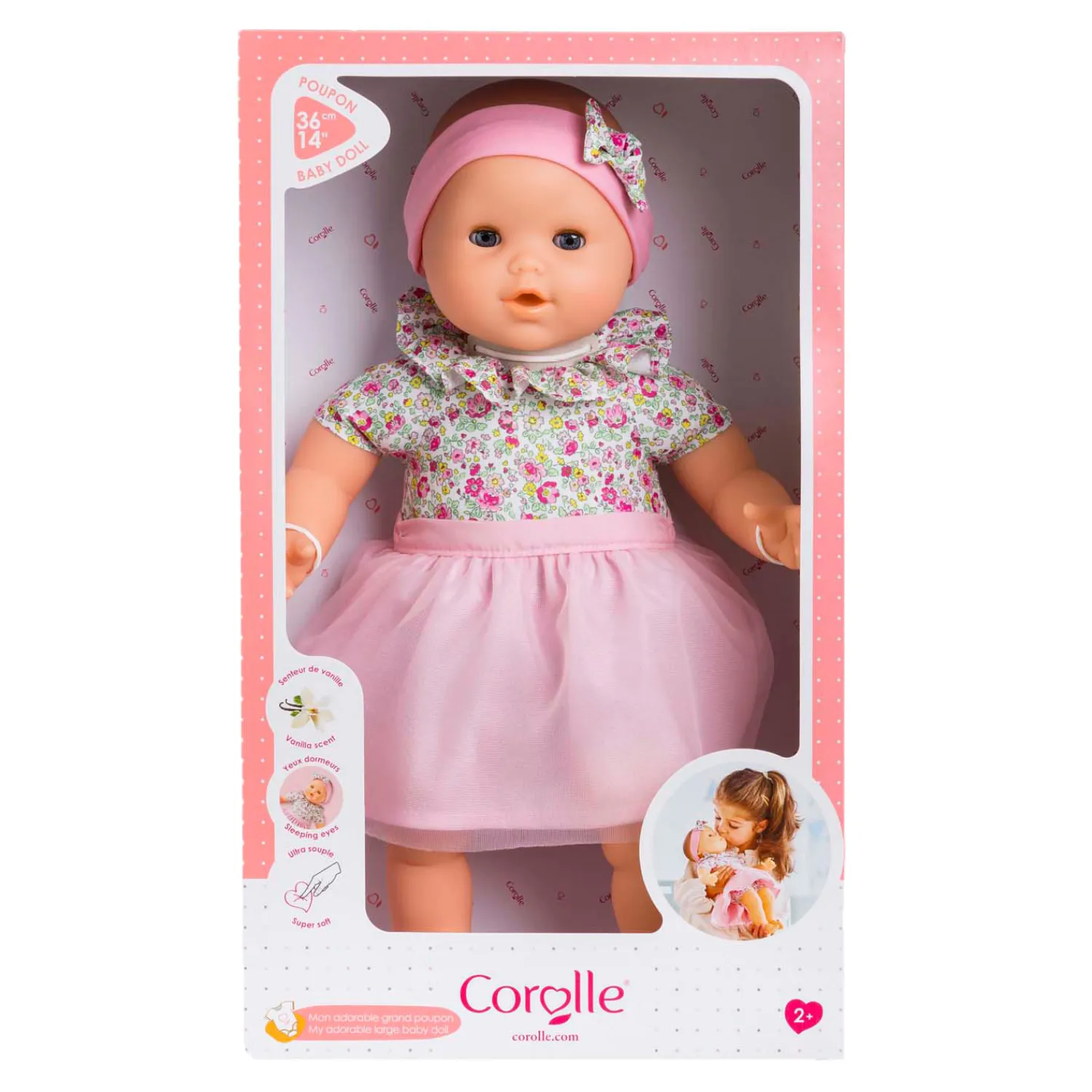 Grote Babypop met Bloemetjes, 36cm>Corolle Sale