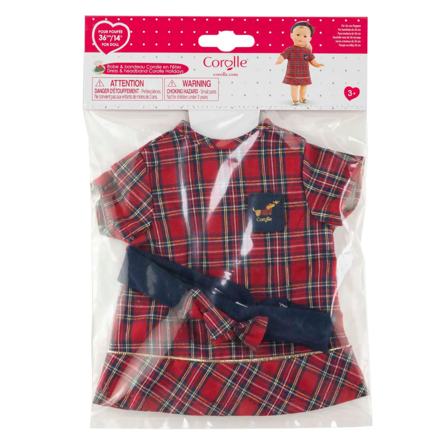 Holidays Jurkje en Haarband voor Babypop, 36cm>Corolle Online