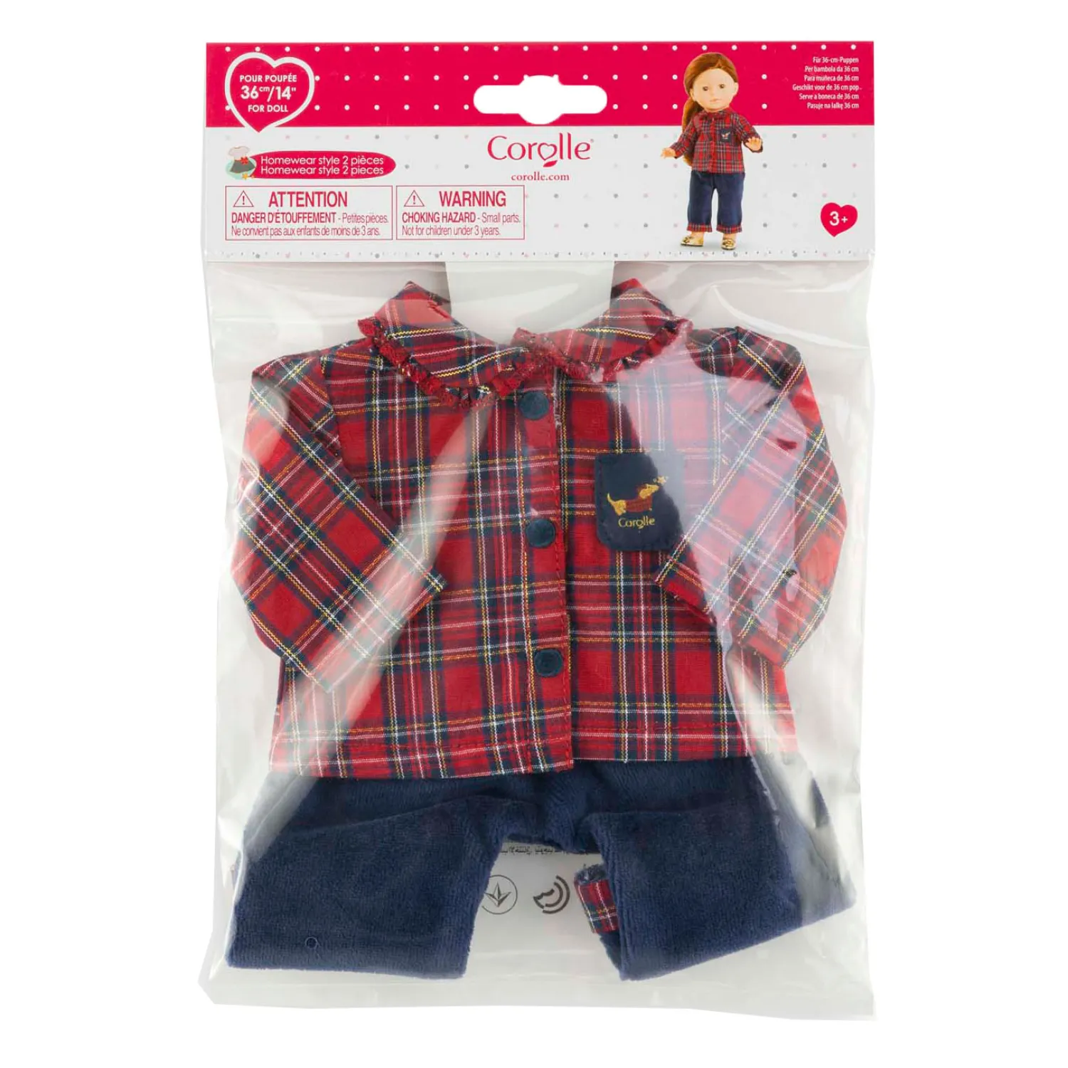 Corolle Homewear Stijl voor Poppen van 36cm, 2dlg New