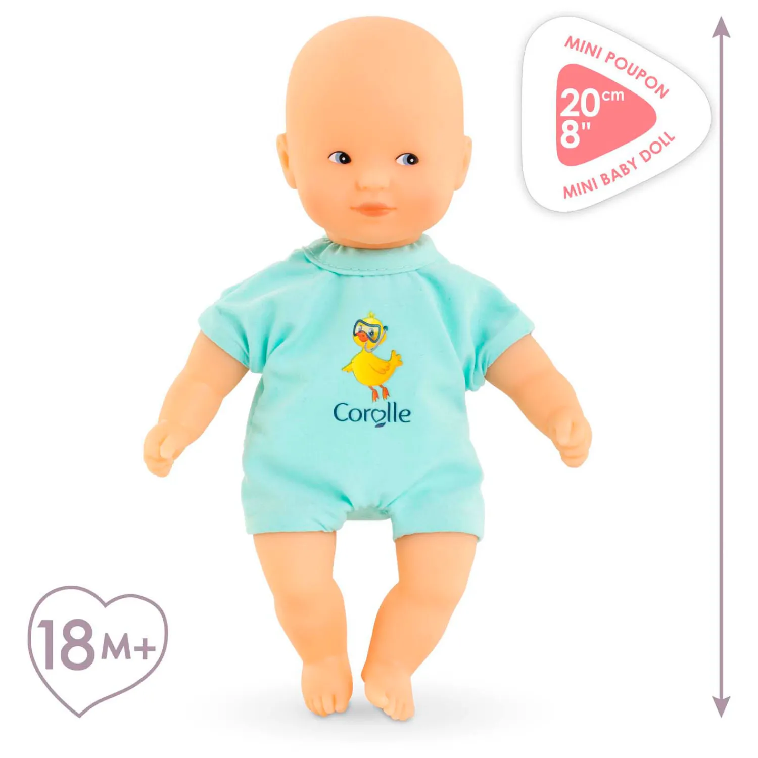 Mini Bad Babypop - Blauw, 20cm-Corolle New