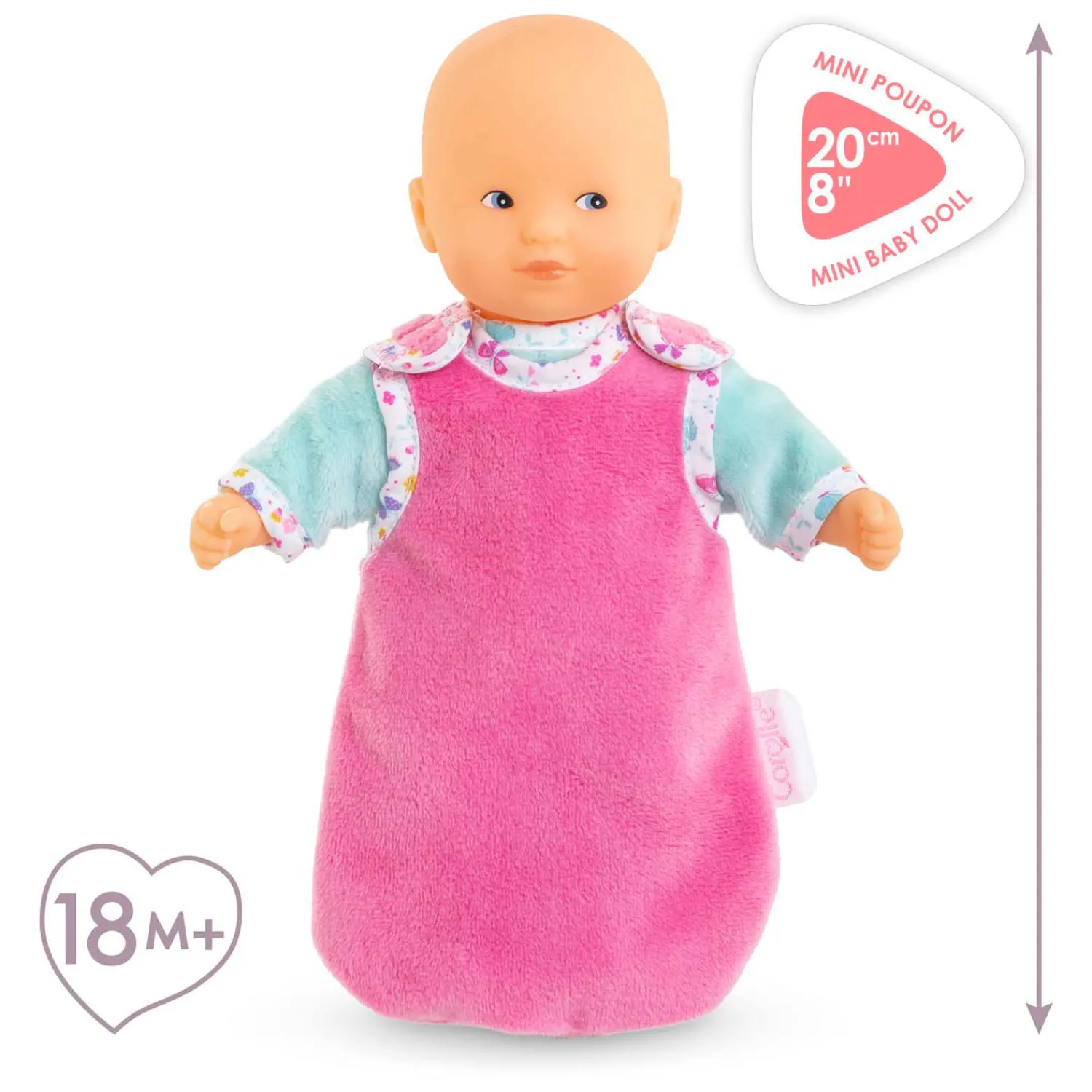 Mini Calin Welterusten Pop Set - Vlinders, 20cm>Corolle Best