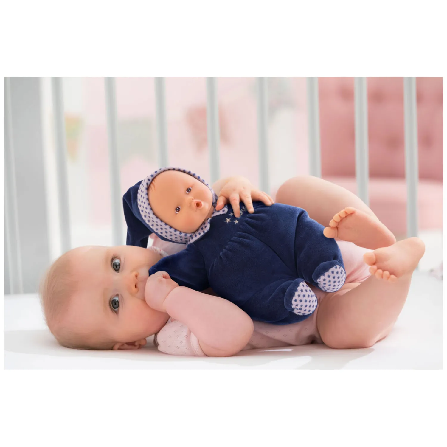 Corolle Mon Doudou Babipouce Blue Starry Dreams Babypop, 28cm New