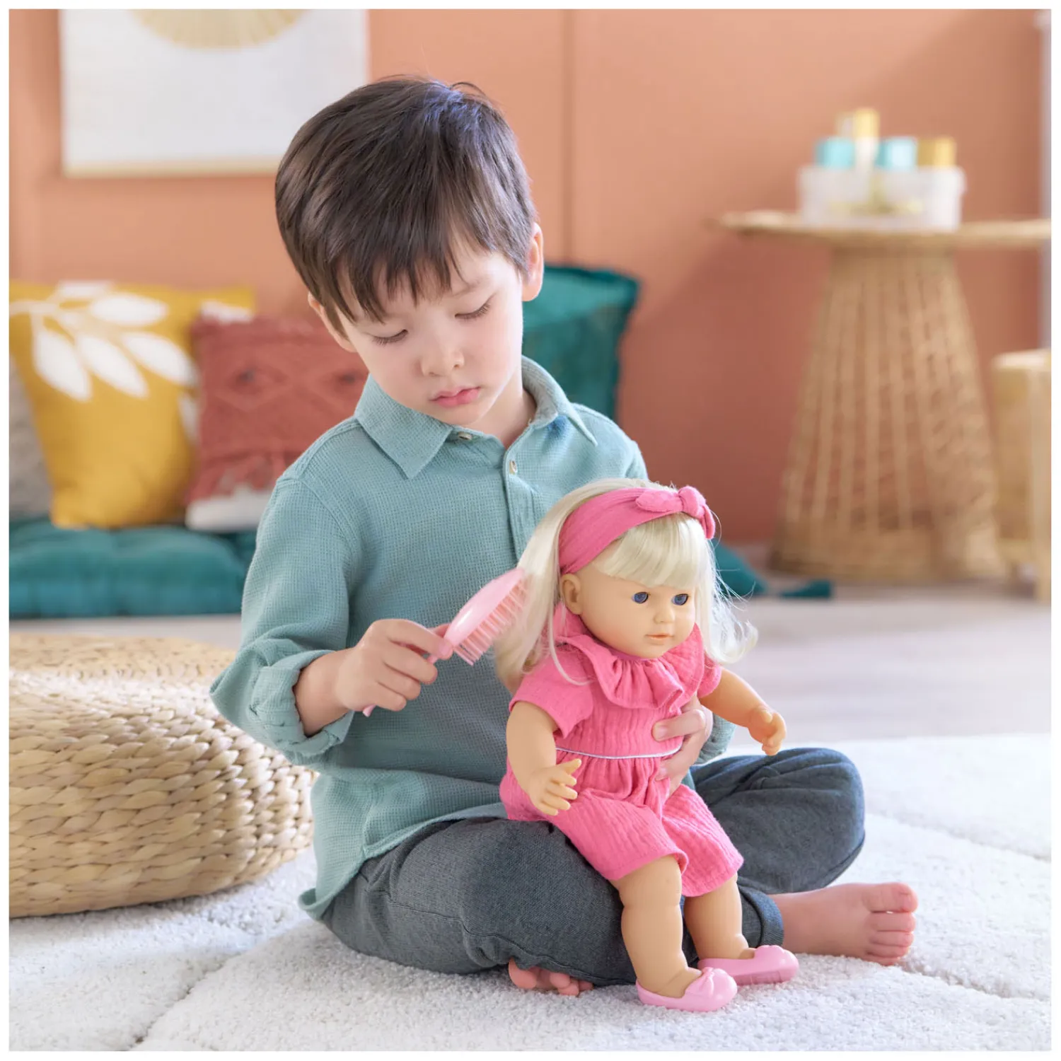 Mon Grand Poupon Babypop met Lang Haar - Jade, 36cm>Corolle Outlet