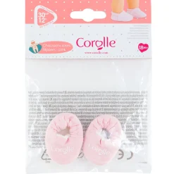 Mon Premier Poupon - Poppen Pantoffels Roze, 30cm>Corolle Hot
