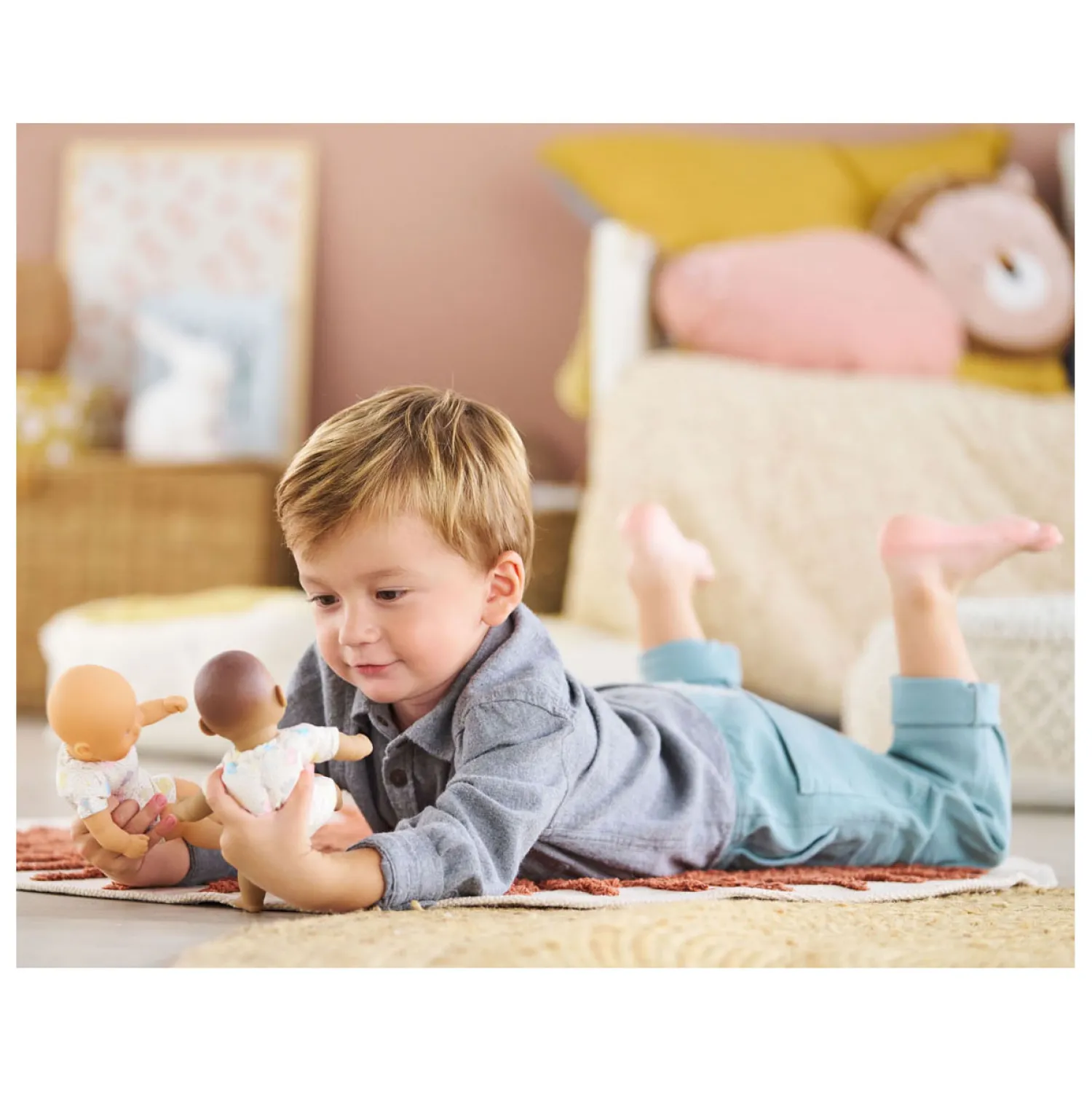 Mon Premier Poupon Mini Calin Babypop - Konijn Bruine Ogen, 20cm>Corolle Online