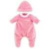 Mon Premier Poupon - Pyjama Roze met Muts, 30cm-Corolle Best