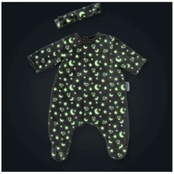 Poppen Pyjama en Hoofdband, 30cm - Glow in the Dark><noscript><img width=