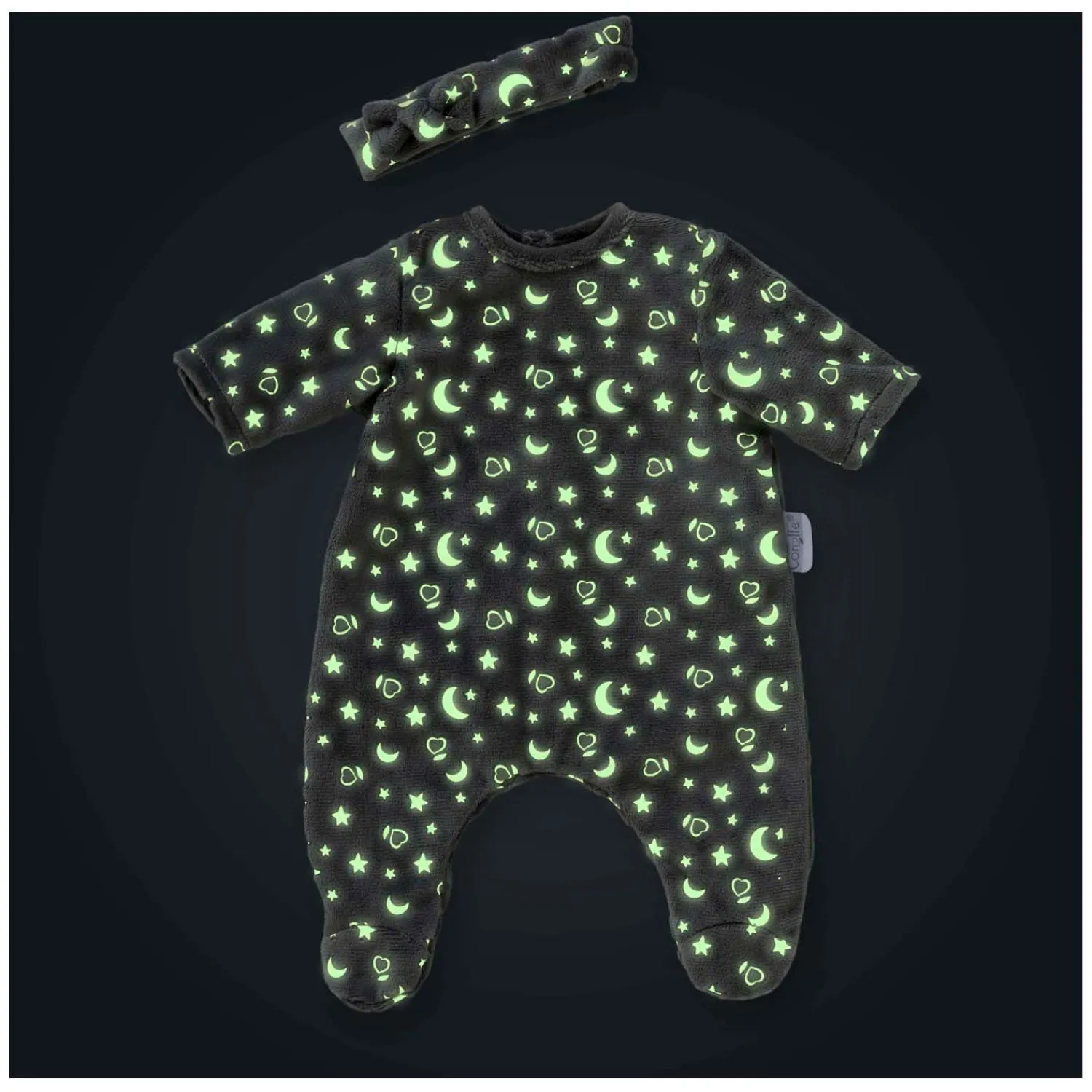 Poppen Pyjama en Hoofdband, 30cm - Glow in the Dark>Corolle Discount