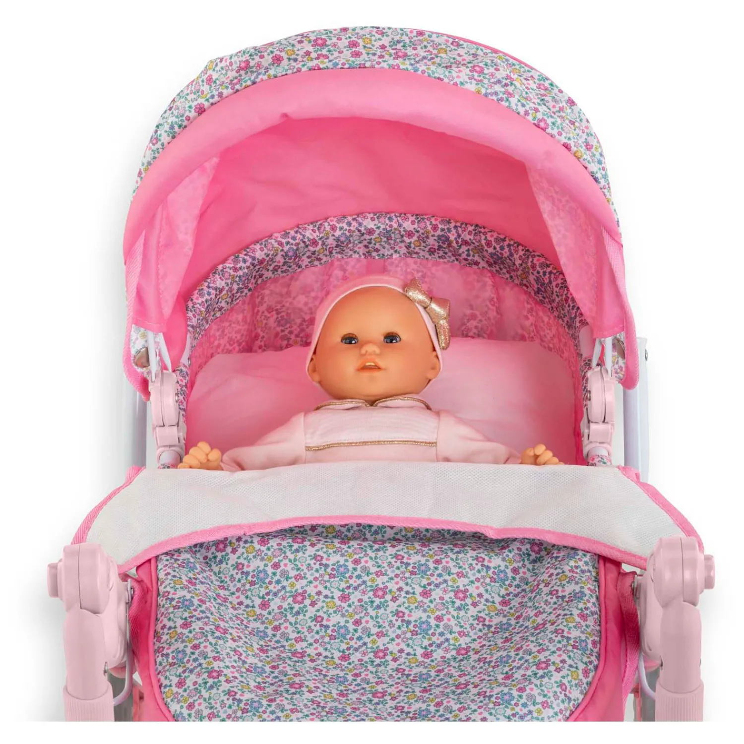 Poppenwagen Bloemen voor Babypop van 36-42cm-Corolle Hot