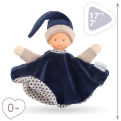 Corolle Tidoudou - Marineblauw Knuffeldoek, 17cm Outlet
