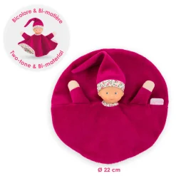 Tidoudou - Roze Grenadine Knuffeldoek, 17cm-Corolle Discount