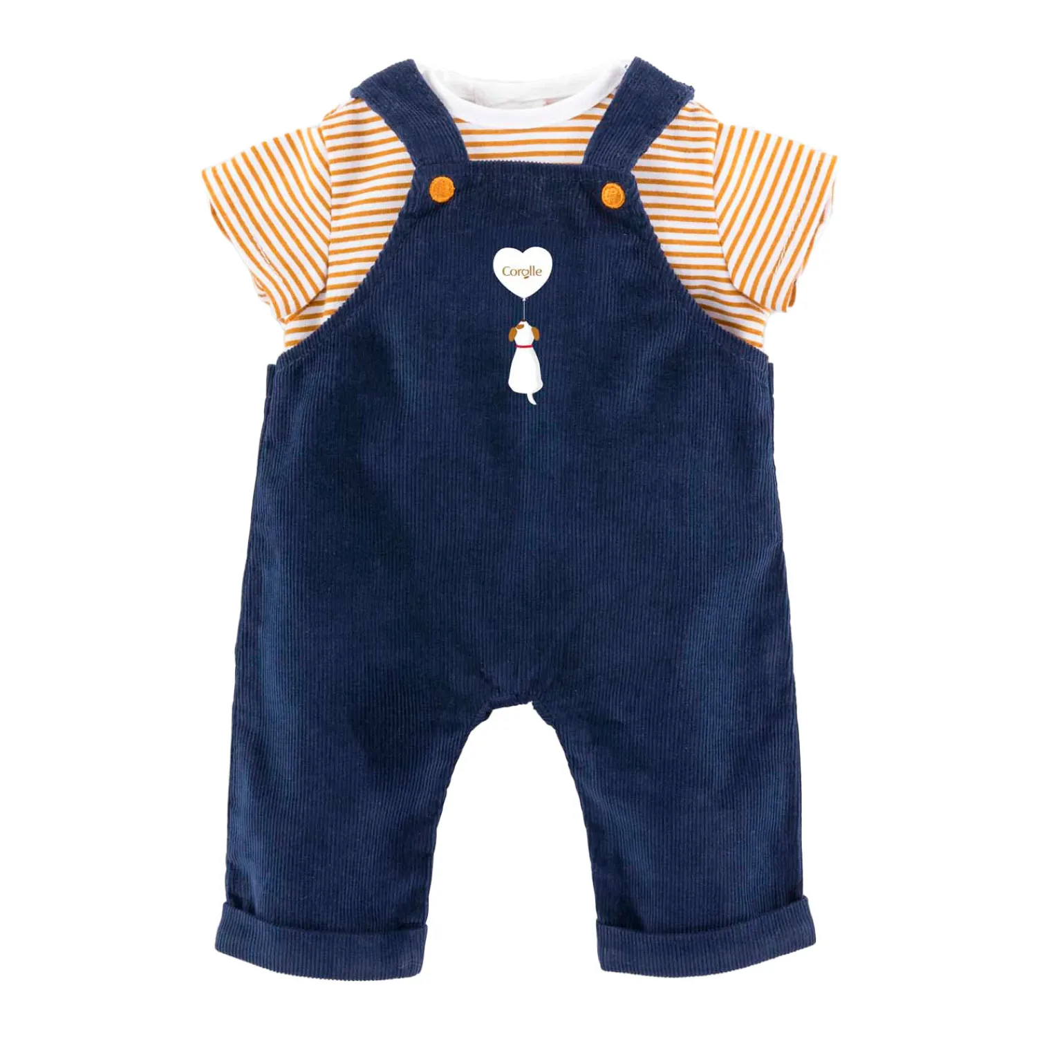 Corolle T-Shirt en Marineblauw Overall, 36cm Sale