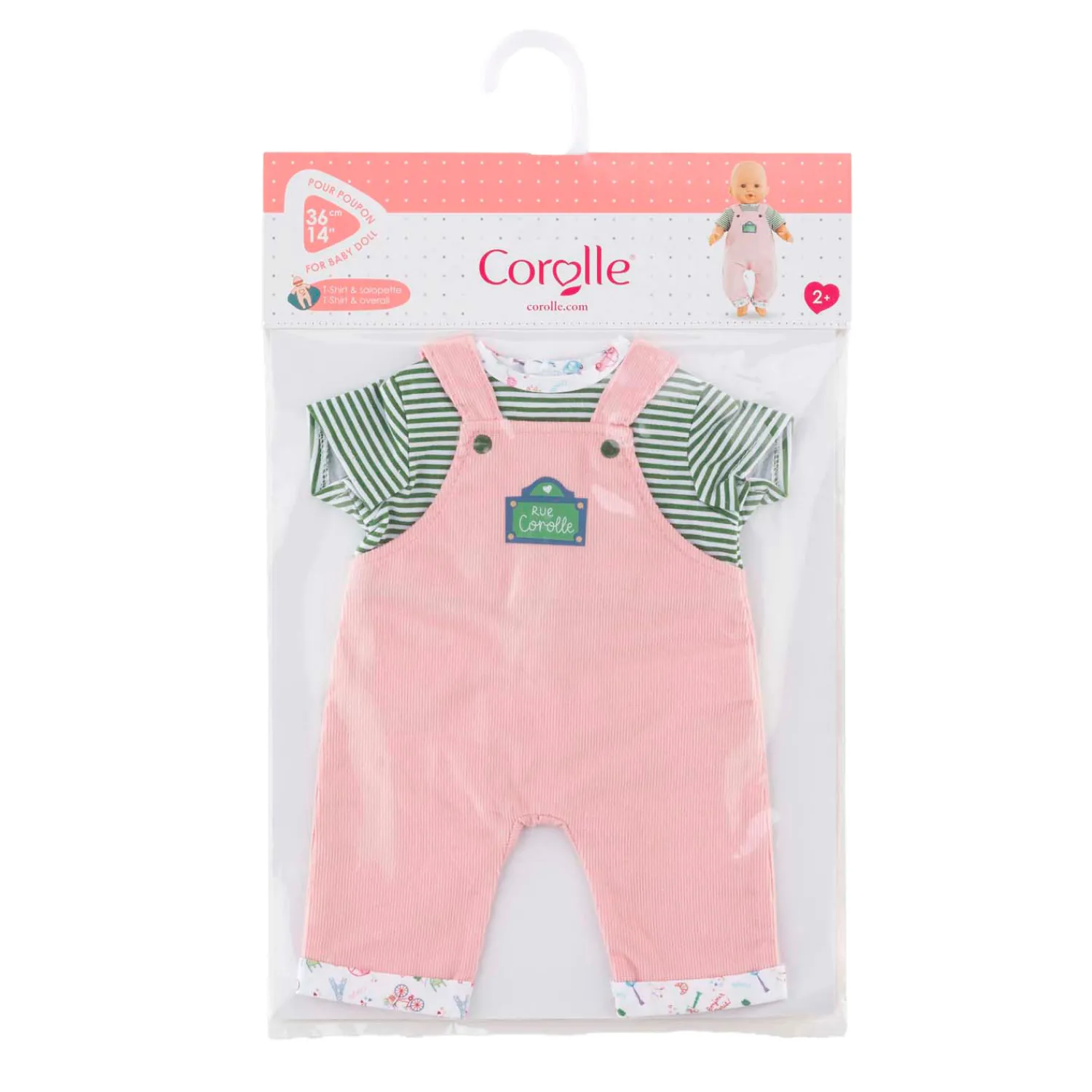 Corolle T-Shirt en Overall voor Babypop, 36cm Clearance