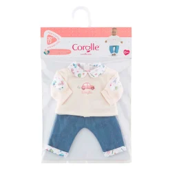 T-Shirt en Spijkerbroek voor Babypop, 30cm-Corolle Clearance