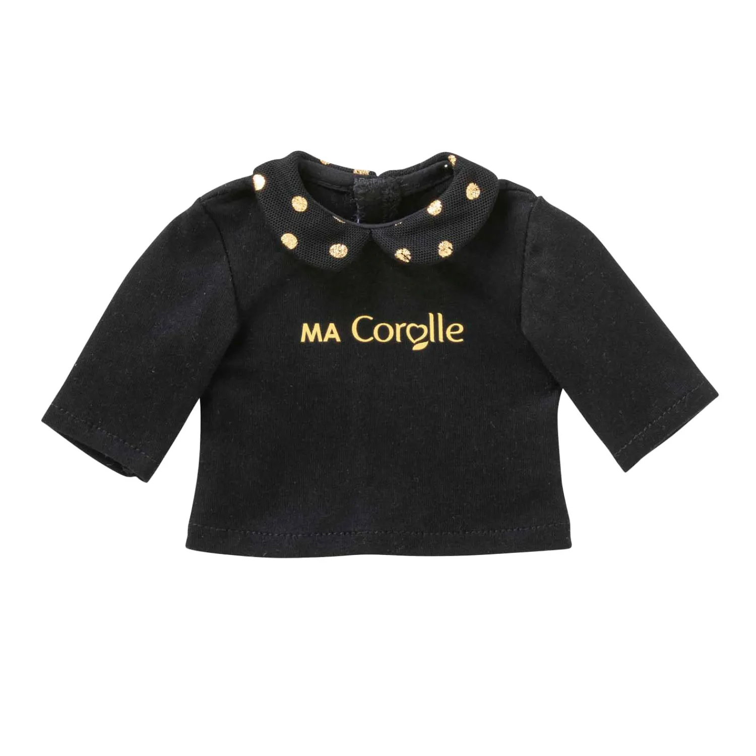 Zwart en Goud T-shirt voor Poppen, 36cm-Corolle Online