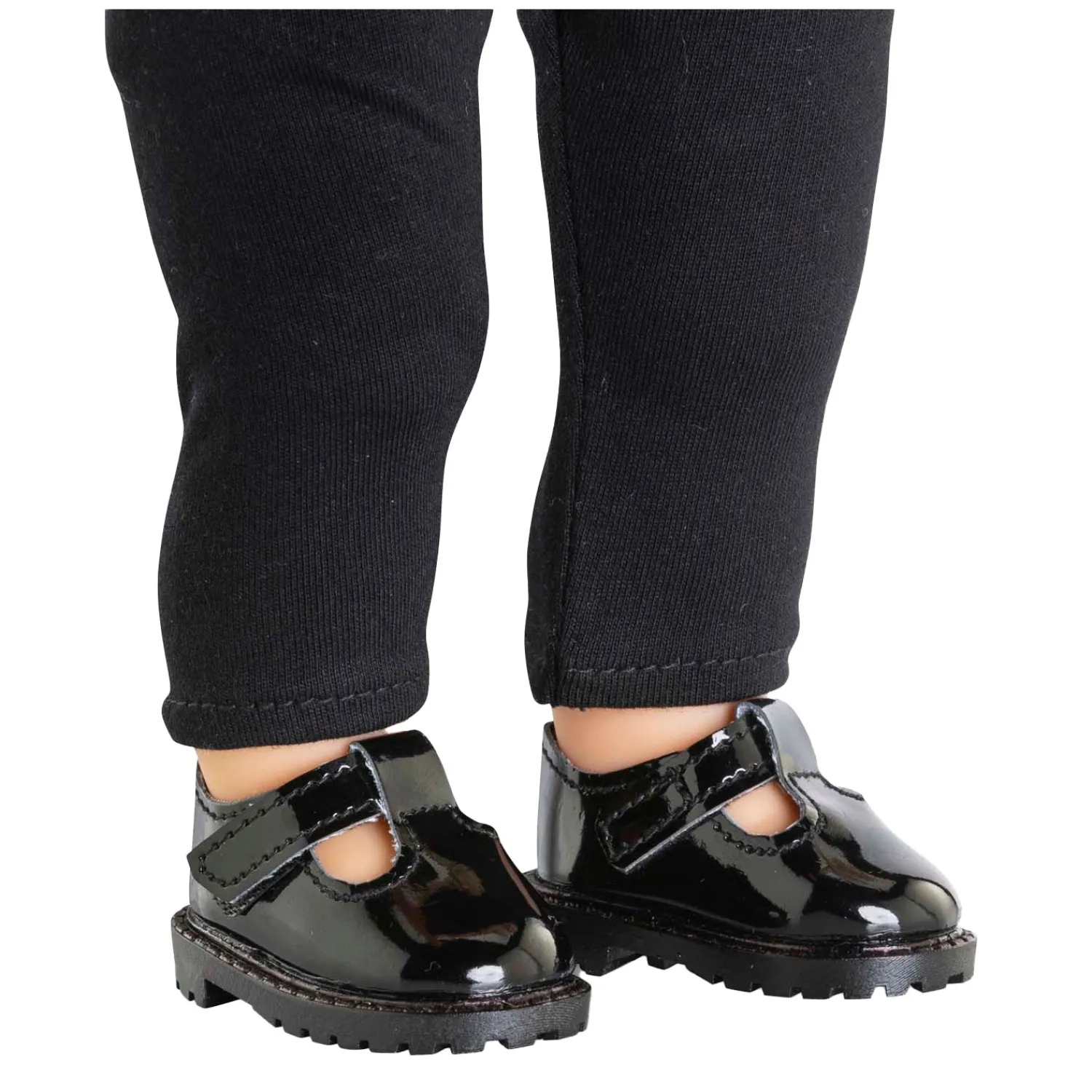 Corolle Zwarte Gelakte Babyschoentjes voor Poppen, 36cm Outlet