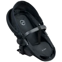 Zwarte Poppenwagen 3 in 1 voor Babypop van 36-42cm-Corolle