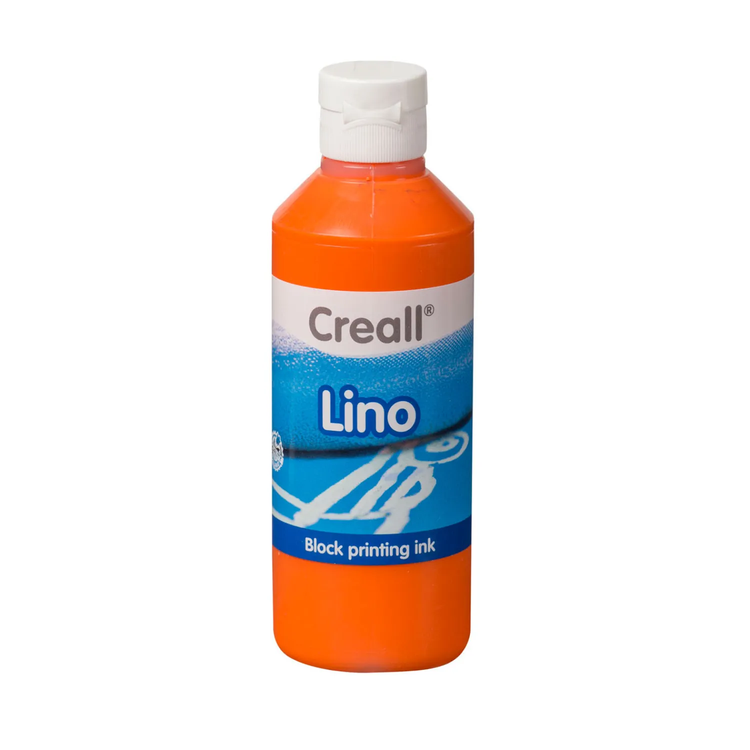 Creall Lino Blockprintverf Oranje, 250ml Outlet