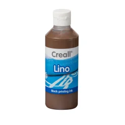 Lino Blockprintverf Bruin, 250ml>Creall Hot