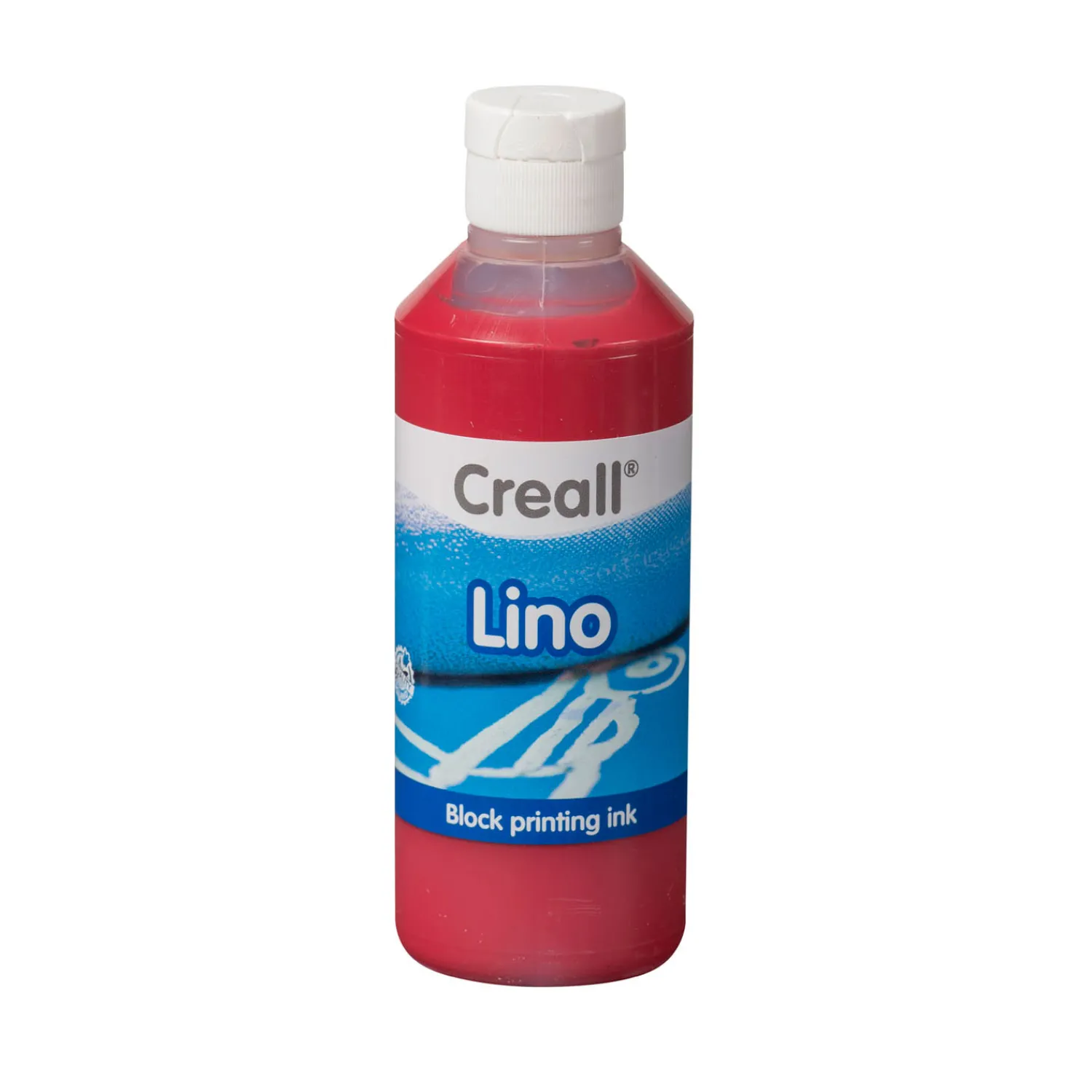 Lino Blockprintverf Donkerrood, 250ml-Creall Sale