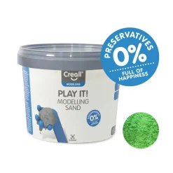 Play It Speelzand Groen, 750gr.-Creall Hot
