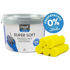Supersoft klei Geel, 1750gr.-Creall Discount