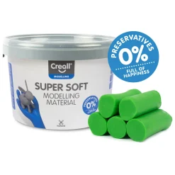 Supersoft klei Groen, 1750gr.>Creall New