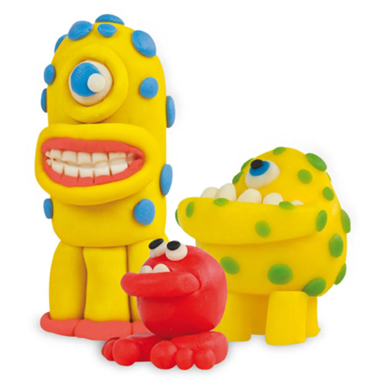 Supersoft klei Rood, 1750gr.-Creall Hot