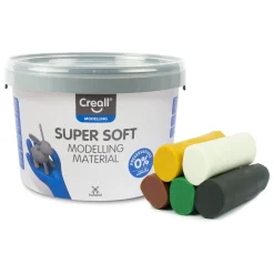 Supersoft Klei Safari kleuren, 1750gr.>Creall