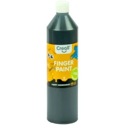 Vingerverf Conserveringsvrij Zwart, 750ml-Creall Outlet