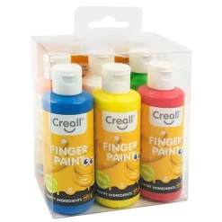 Creall Vingerverf Conserveringsvrij, 6x80ml Outlet