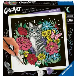 CreArt Pixie Cold Schilderen op Nummer - Kat>Ravensburger