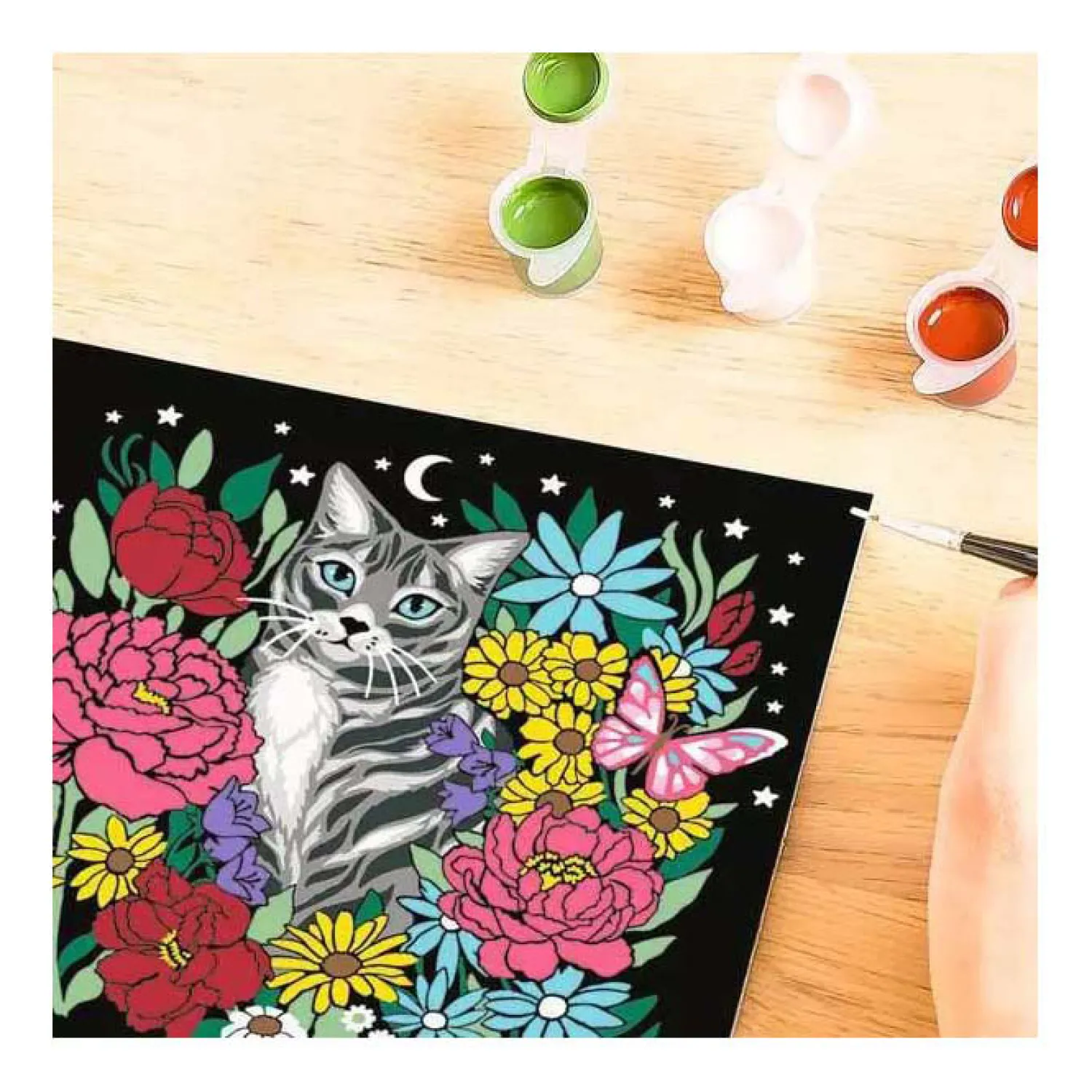 CreArt Pixie Cold Schilderen op Nummer - Kat>Ravensburger