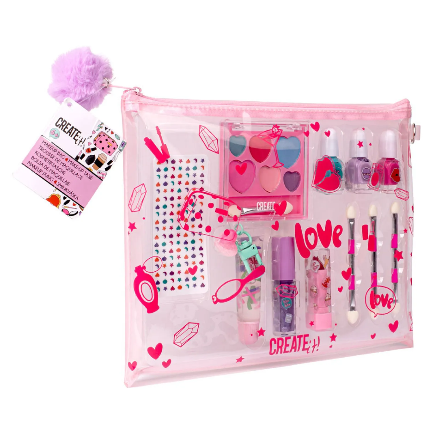 Beauty Make-Up Tasje met Inhoud-Create It! Clearance