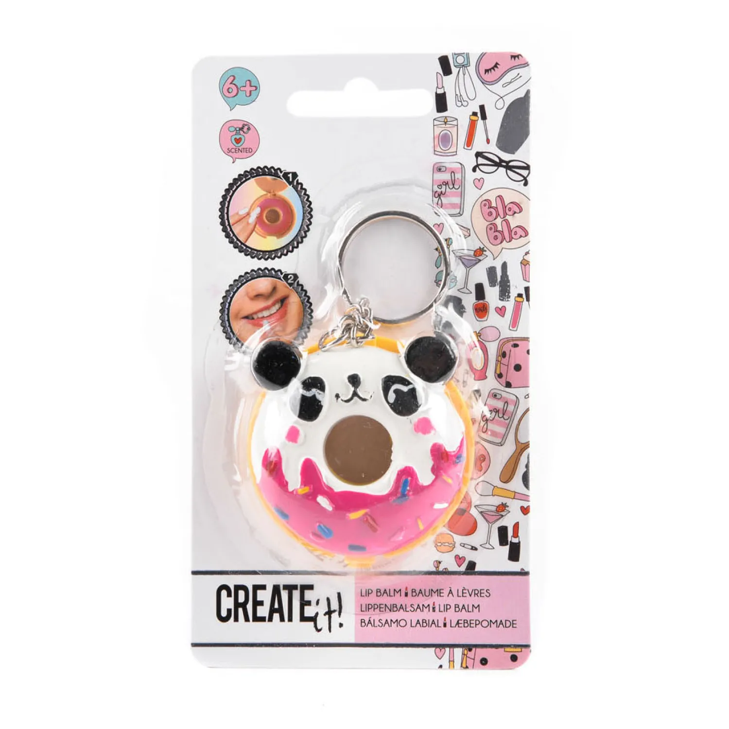 Beauty Sleutelhanger Donut met Lippenbalsem>Create It!