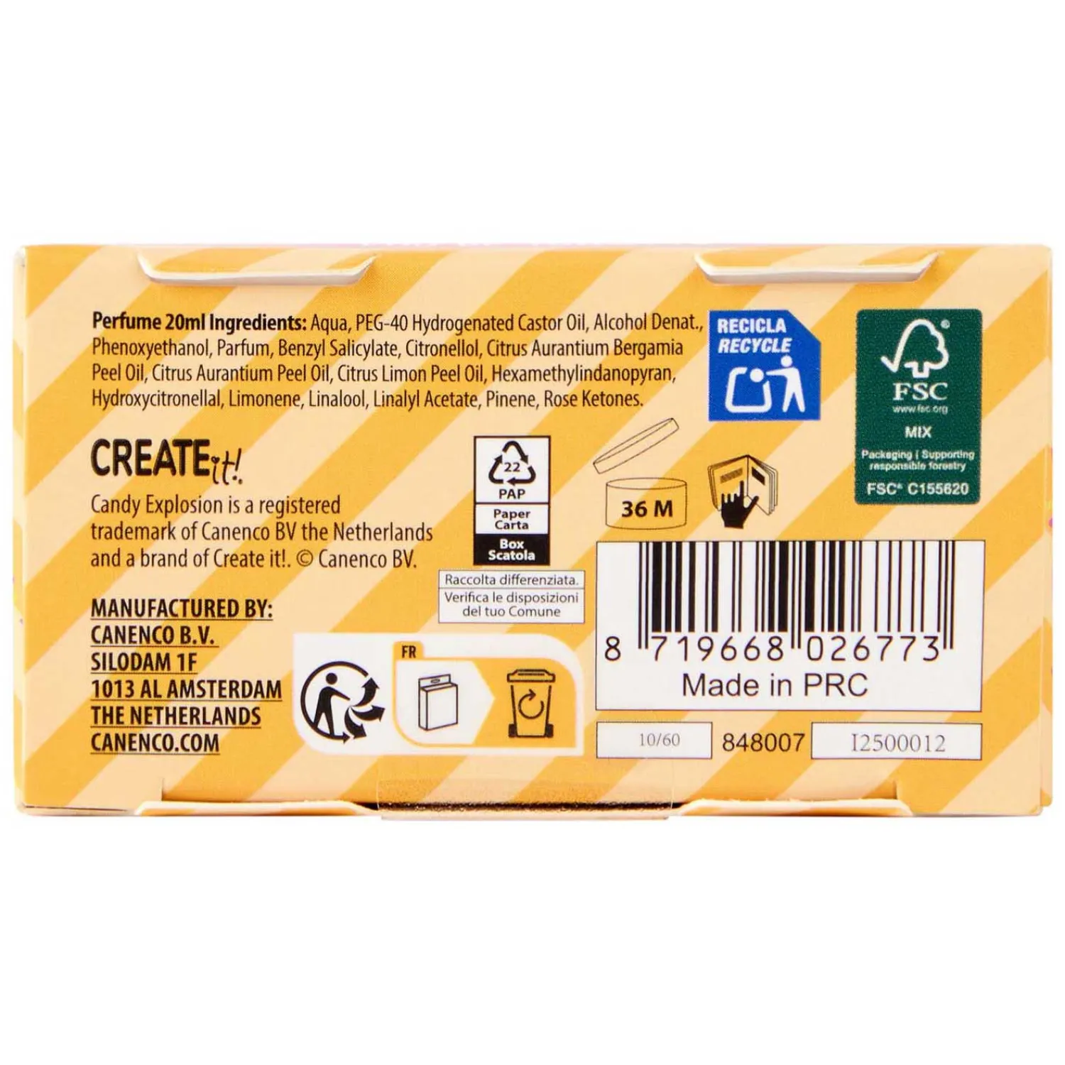 Canenco Create It! Candy Explosion Eau de Toilette Discount