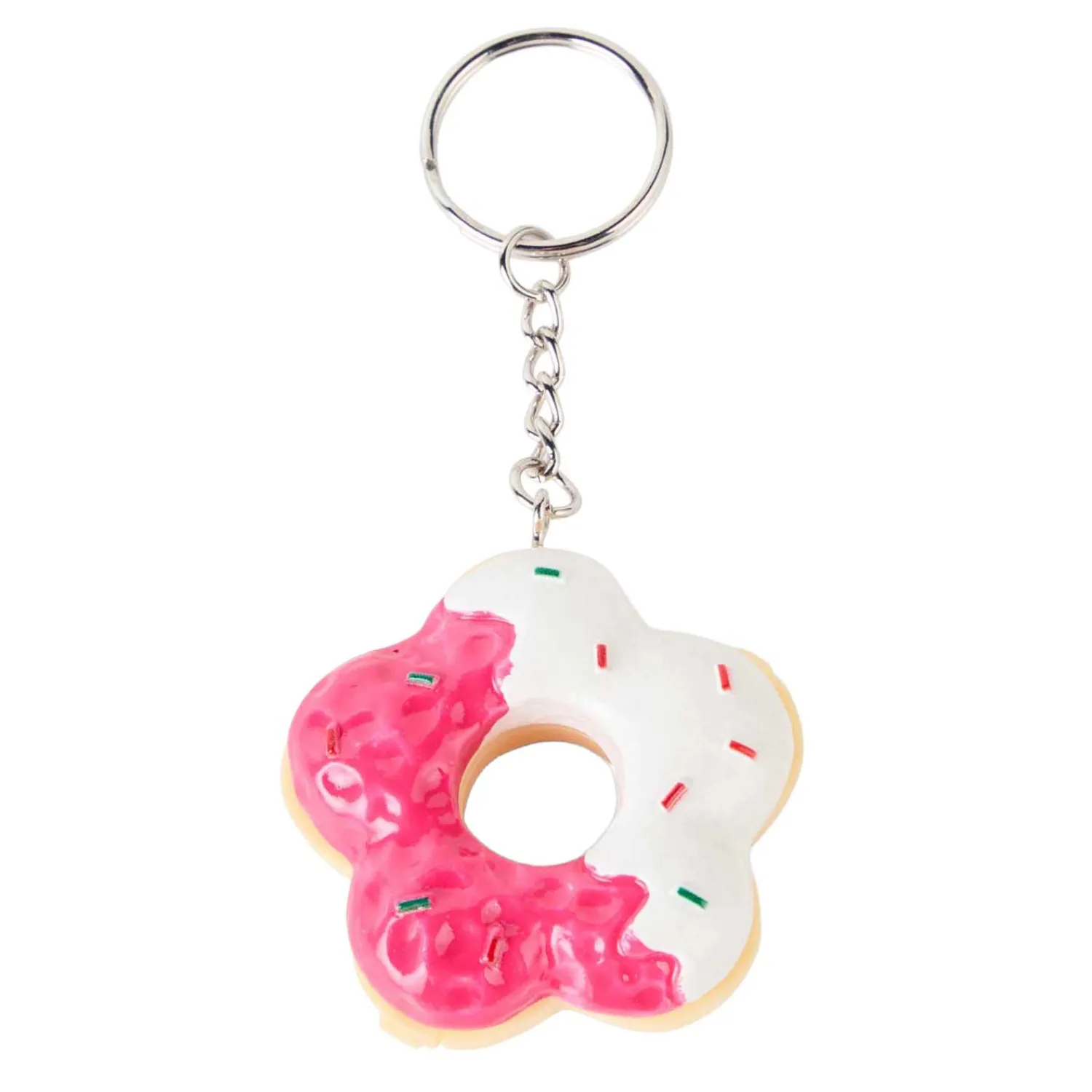 Canenco Create It! Candy Explosion Donut Lippenbalsem Sleutelhanger New
